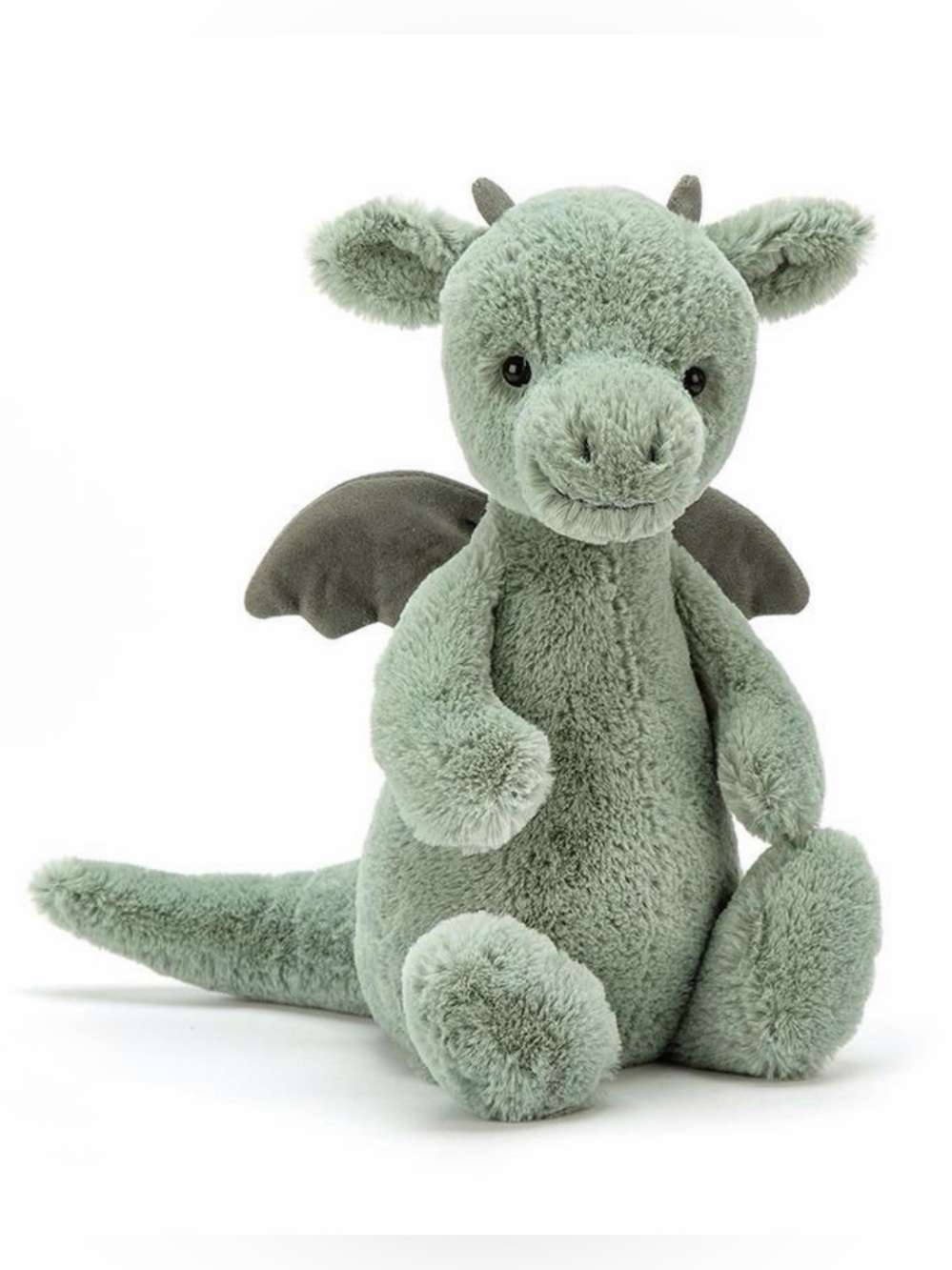 Jellycat - Medium Sage Green Bashful Dragon